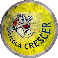 Logo Escola de Futebol Crescer de Bragança
